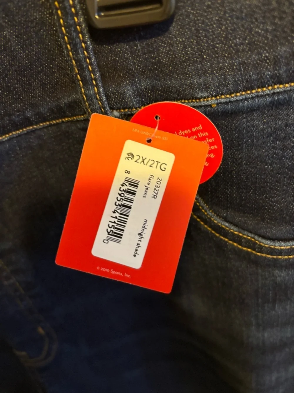 SPANX Flare Jean 2X Midnight Shade - Picture 3 of 6